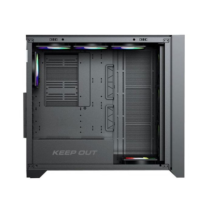 Keep Out Caja de PC Gaming XC-911PROXL+ E-ATX/ATX/Micro-ATX/ITX Negra Vidrio Templado ARGB