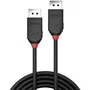 Lindy Cable DisplayPort 1.2 Black Line 2m Negro