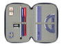 Safta Plumier Triple Estuche Escolar con 37 Piezas, Capacidad 12.5 x 19.5 x 5.5 cm, Para Material de Oficina y Papelería