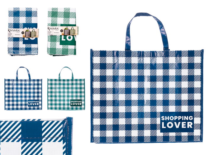 Kinvara Bolsa Rafia 50x22 cm Surtidos Colores 42L Impermeable RPET/TNT Poliester (Set de 24) Kinvara Bolsa Rafia 50x22 cm Surtidos Colores 42L Impermeable RPET/TNT Poliester (Set de 24)