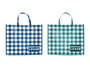Kinvara Bolsa Rafia 50x22 cm Surtidos Colores 42L Impermeable RPET/TNT Poliester (Set de 24)