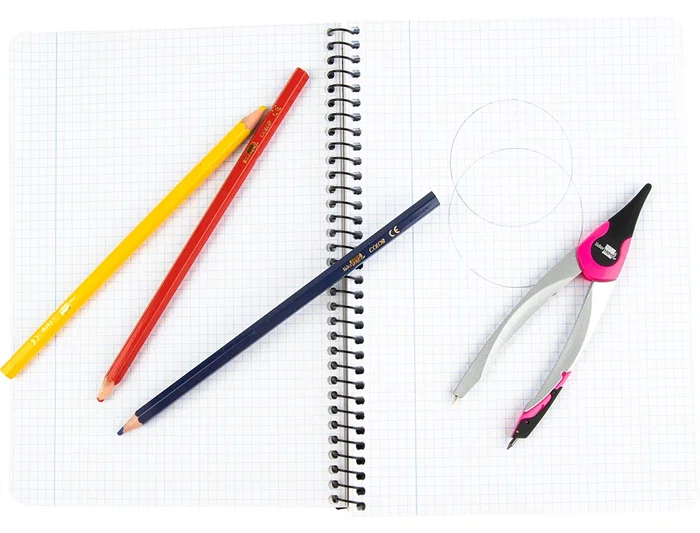 Liderpapel Compás Escolar Articulado con Adaptador Universal y Minas Colores Surtidos