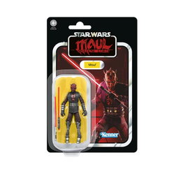 Hasbro Star Wars Maul Shadow Lord Figura Colección Vintage 9,5 cm con 2 Accesorios