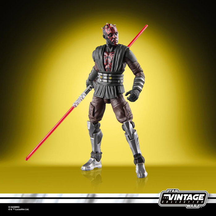 Hasbro Star Wars Maul Shadow Lord Figura Colección Vintage 9,5 cm con 2 Accesorios