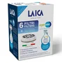 Laica Filtro Fast Disk FD06A, Pack de 6 Unidades para Flow'n Go