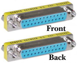 MicroConnect Adaptador Mini HD25 Hembra/Hembra para Conectar Dos Cables o Tomas en Serie y Paralelo