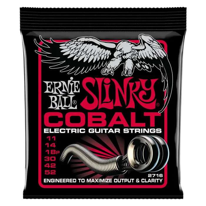 Ernieball Cobalt Slinky Burly 11-52 Juego de Cuerdas Eléctricas