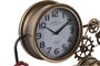 DKD Home Decor Reloj de Pared de Hierro y Cristal, Pack de 2 Surtidos