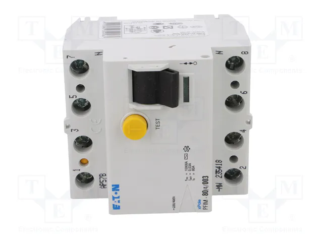 EATON ELECTRIC PFIM-80/4/003 Interruptor Diferencial 80A 30mA 4 Polos