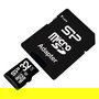 Silicon Power Tarjeta MicroSDHC 32GB Clase 10 UHS-I SP032GBSTH010V10SP con Adaptador
