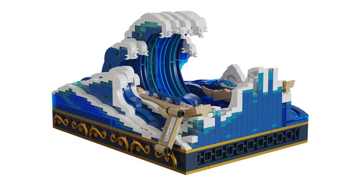 Pantasy Original Kit de Construcción The Great Wave Of Kanagawa Pantasy Original Kit de Construcción The Great Wave Of Kanagawa