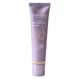 Benecos Crema BB 8 en 1 Porcelain - Base de maquillaje multifunción que deja respirar la piel, cubre imperfecciones, 20 ml