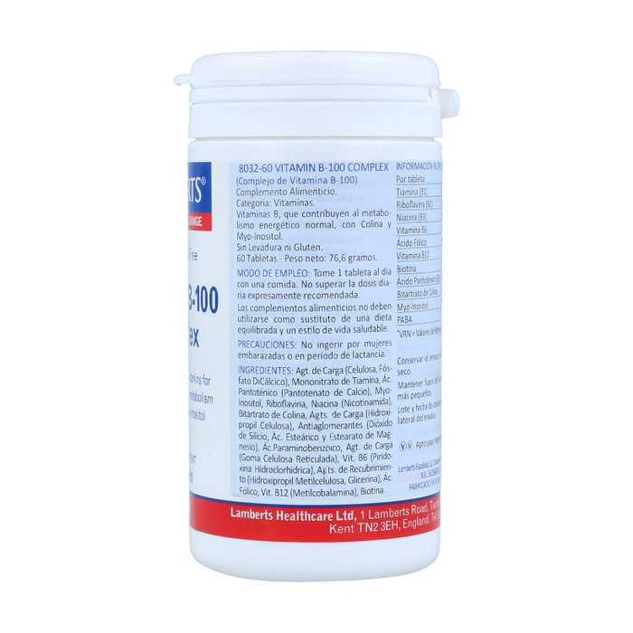 Lamberts Vitamina B-100 Complex 60 Tabletas