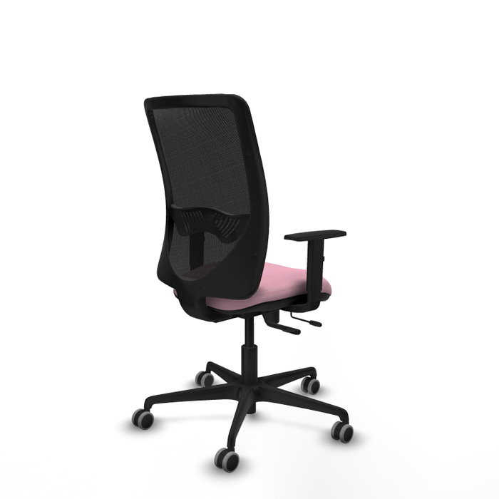 PIQUERAS Y CRESPO Silla de oficina Zulema Rosa y Negro