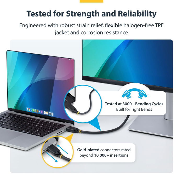 Cable HDMI Startech HDMI21-CBL-8K60-1M Negro 1 m Cable HDMI Startech HDMI21-CBL-8K60-1M Negro 1 m