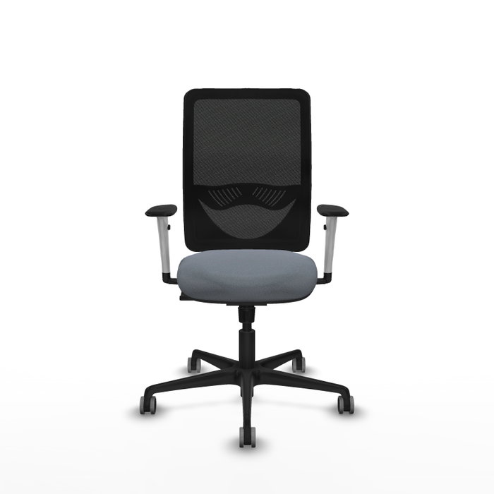 PIQUERAS Y CRESPO Silla de oficina Zulema con mecanismo Sincro, Gris y Negro PIQUERAS Y CRESPO Silla de oficina Zulema con mecanismo Sincro, Gris y Negro