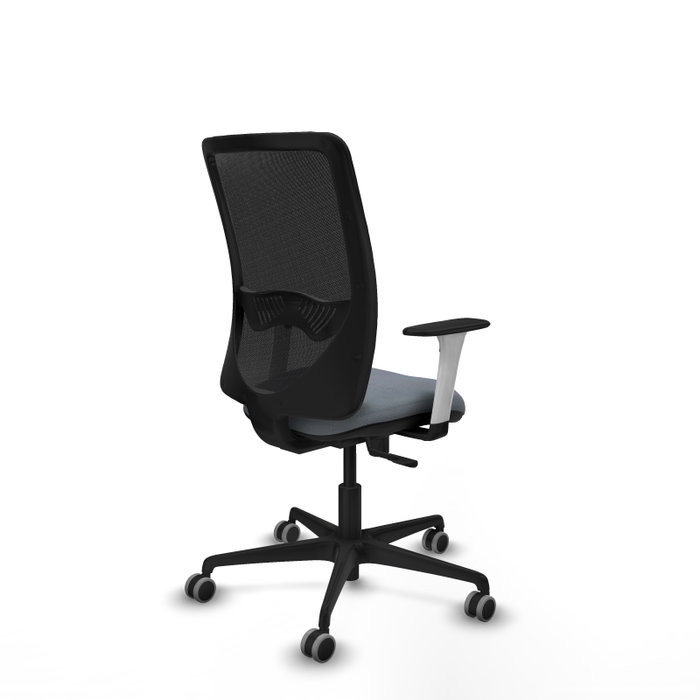 PIQUERAS Y CRESPO Silla de oficina Zulema con mecanismo Sincro, Gris y Negro PIQUERAS Y CRESPO Silla de oficina Zulema con mecanismo Sincro, Gris y Negro