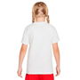 Camiseta de Manga Corta Infantil Nike Sportswear Big Blanco