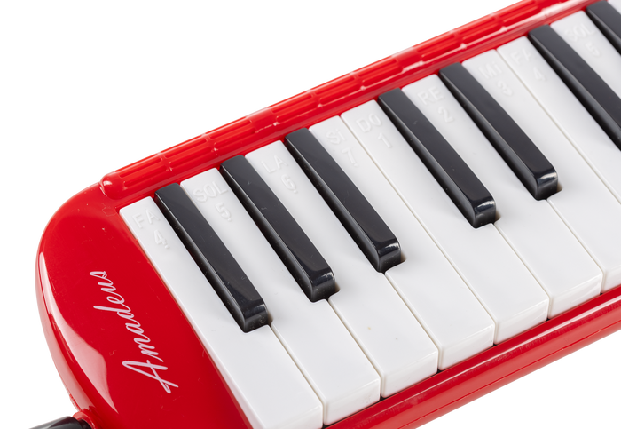 Amadeus Melódica 37 teclas Roja con Estuche Amadeus Melódica 37 teclas Roja con Estuche