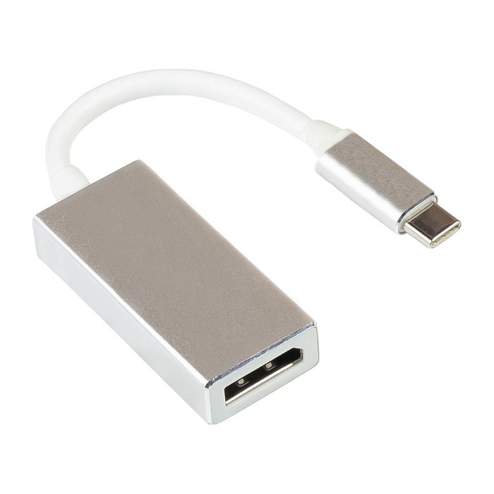 GoodConnections Adaptador USB-C a DisplayPort 1.2, 4K UHD @60Hz, Plata GoodConnections Adaptador USB-C a DisplayPort 1.2, 4K UHD @60Hz, Plata