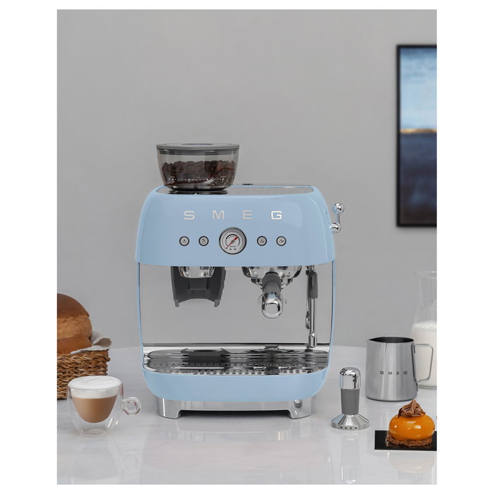 Smeg EGF03PBEU Máquina espresso 50s Style Azul Pastel