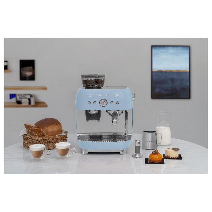 Smeg EGF03PBEU Máquina espresso 50s Style Azul Pastel