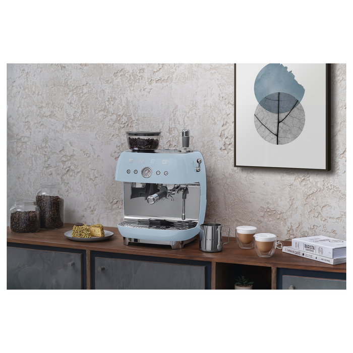 Smeg EGF03PBEU Máquina espresso 50s Style Azul Pastel