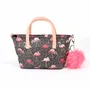 Oh My Pop Bolso Tote Flaminpop Pequeño Multicolor con Cremallera y Bandolera Ajustable, 16x24x6 cm