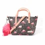 Oh My Pop Bolso Tote Flaminpop Pequeño Multicolor con Cremallera y Bandolera Ajustable, 16x24x6 cm