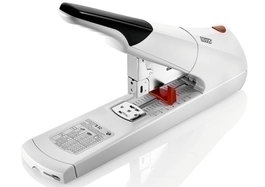 Novus Grapadora B50 Ergonómica Gran Capacidad de Grapado Gris Claro 140 Hojas