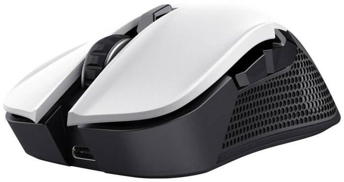Trust GXT 923W Ybar Ratón Gaming Inalámbrico Blanco