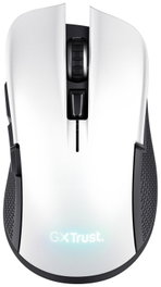 Trust GXT 923W Ybar Ratón Gaming Inalámbrico Blanco