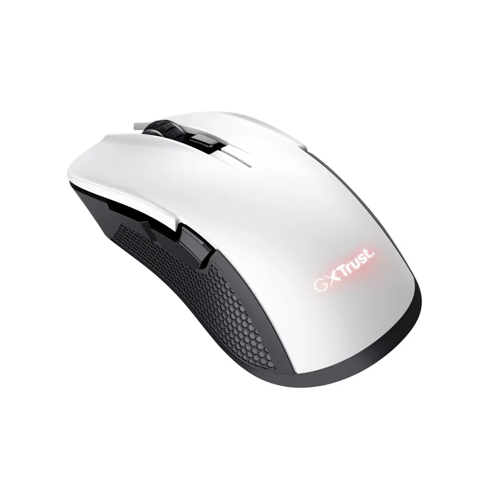 Trust GXT 923W YBAR Ratón Gaming Inalámbrico Blanco 7200 DPI