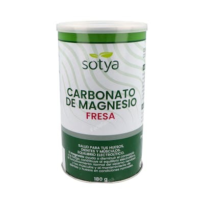 SOTYA Carbonato de Magnesio Fresa 180g SOTYA Carbonato de Magnesio Fresa 180g