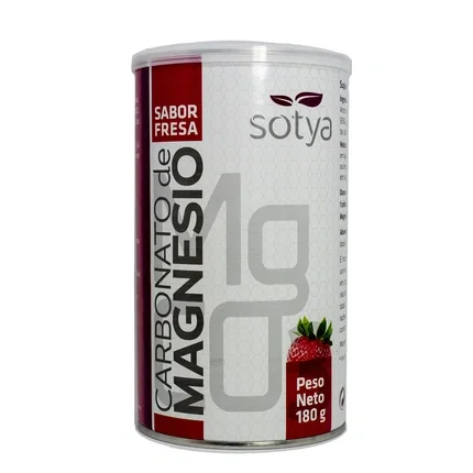 SOTYA Carbonato de Magnesio Fresa en Polvo