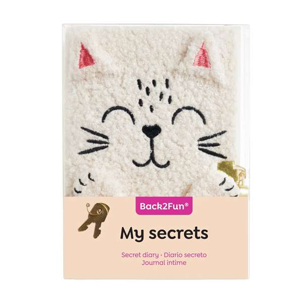 Apli Diario Secreto Gato B2F 15x21x14 cm Apli Diario Secreto Gato B2F 15x21x14 cm