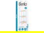 Berilo Estanteria Cuadrada 3 Estantes Bambu Azul 35 x 70 x 30 cm