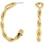Tommy Hilfiger Pendientes Dorados de Acero Inoxidable