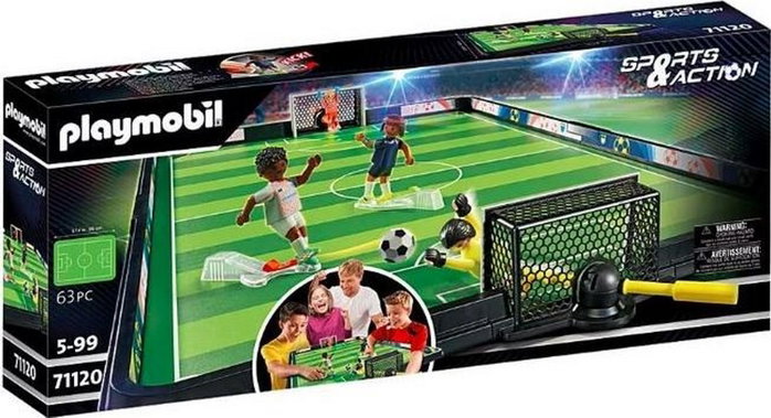 PLAYMOBIL Sports & Action Campo de fútbol 71120