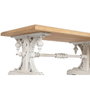DKD Home Decor Mesa de Centro Abeto y MDF Decapé Blanco