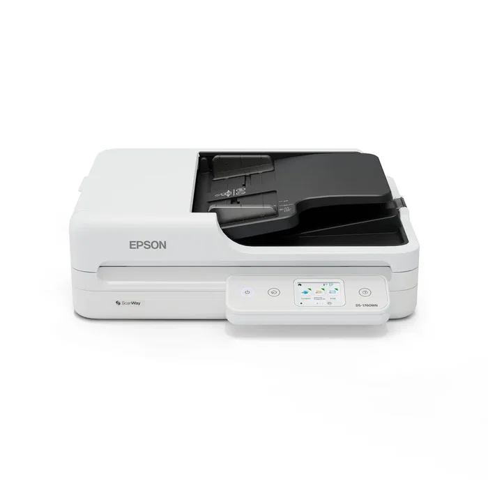 Epson WorkForce DS-1760WN Escáner Plano y Alimentador Automático ADF 1200x1200 DPI WiFi Ethernet Negro y Blanco