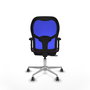 PIQUERAS Y CRESPO Silla de oficina Jorquera con mecanismo Sincro/Traslack Morado y Azul