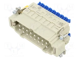 HARTING Han 16ES-Press-SMC-MI-CCT-PE Press Conector HDC Macho 16 Pines