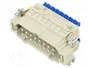 HARTING Han 16ES-Press-SMC-MI-CCT-PE Press Conector HDC Macho 16 Pines