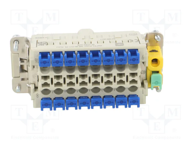 HARTING Han 16ES-Press-SMC-MI-CCT-PE Press Conector HDC Macho 16 Pines HARTING Han 16ES-Press-SMC-MI-CCT-PE Press Conector HDC Macho 16 Pines