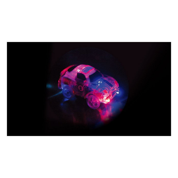 AMEWI Magic Trexx 373 Piezas - Circuito de Carreras con Caja para Niños - Set Multicolor de Construcción y Juego