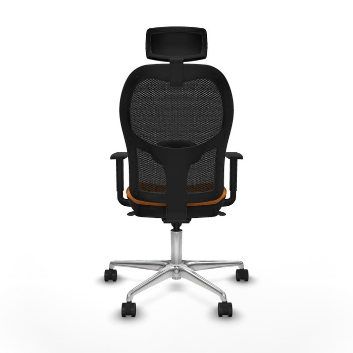 PIQUERAS Y CRESPO Silla de oficina Jorquera Naranja y Negro