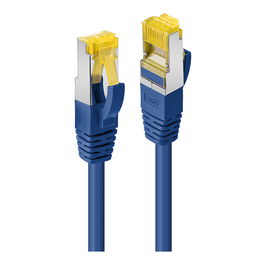 LINDY 47279 Cable de Red Cat7 S/FTP LSZH, Doble Blindaje, Color Azul, 2 metros
