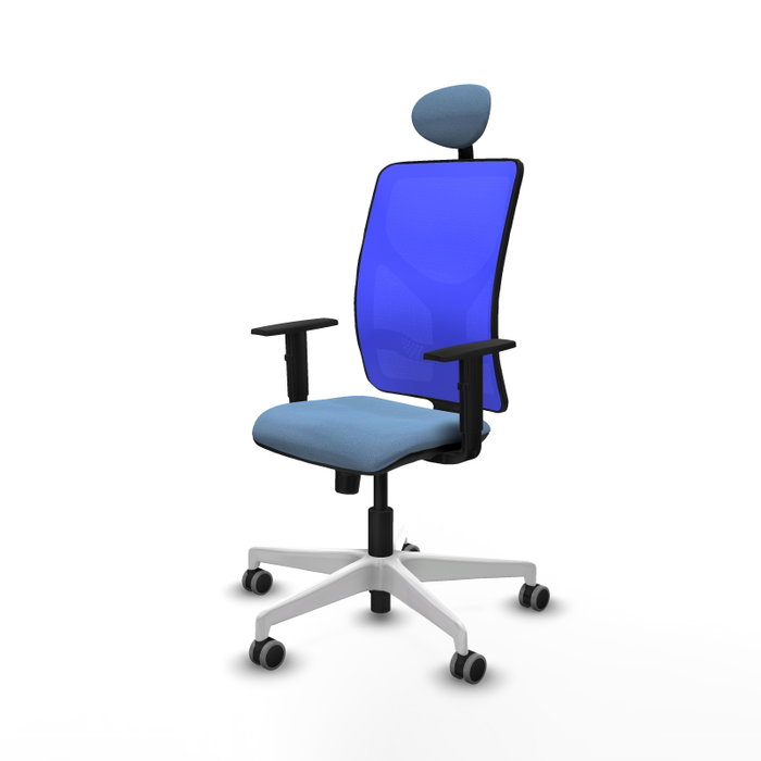 PIQUERAS Y CRESPO Silla de oficina Motilla con mecanismo Sincro, Azul PIQUERAS Y CRESPO Silla de oficina Motilla con mecanismo Sincro, Azul