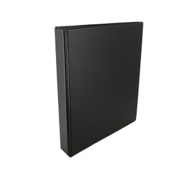 Grafoplas Carpeta de PVC Tamaño Cuarto con 2 Anillas de 25 mm Negro